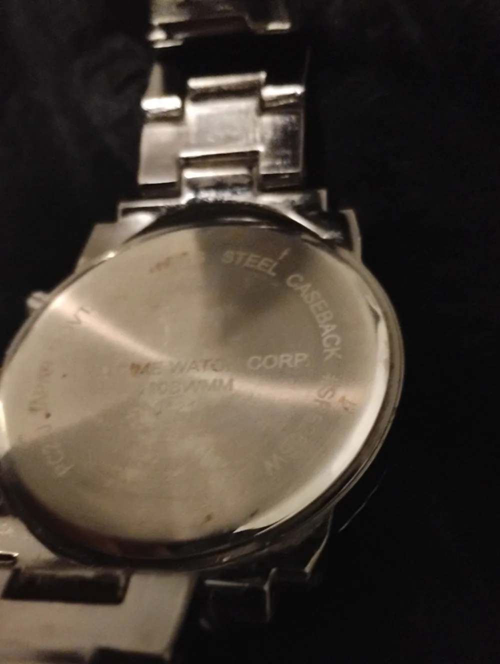 ACCUTIME BIG FACE WATCH NRMINT CONDITION